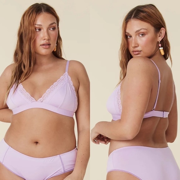 NWT Plus Size Spell & The Gypsy Lavender Boudoir Lace Bralette & Bloomers XXL - Picture 5 of 11